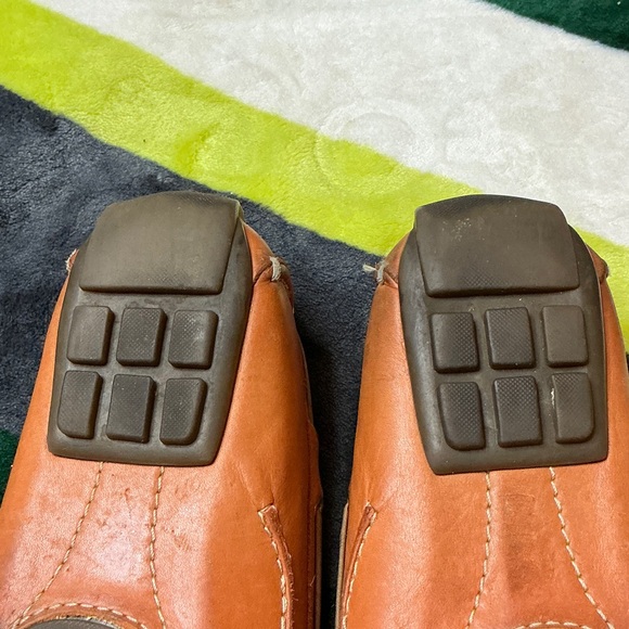 Clarks Women's Orange Moccasins Size 9.5 - Picture 10 of 14